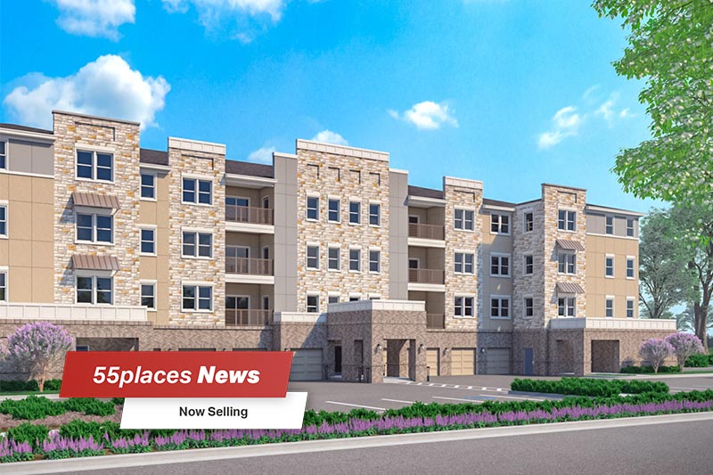 Mid-rise condo buildings of Gatherings at Westview.