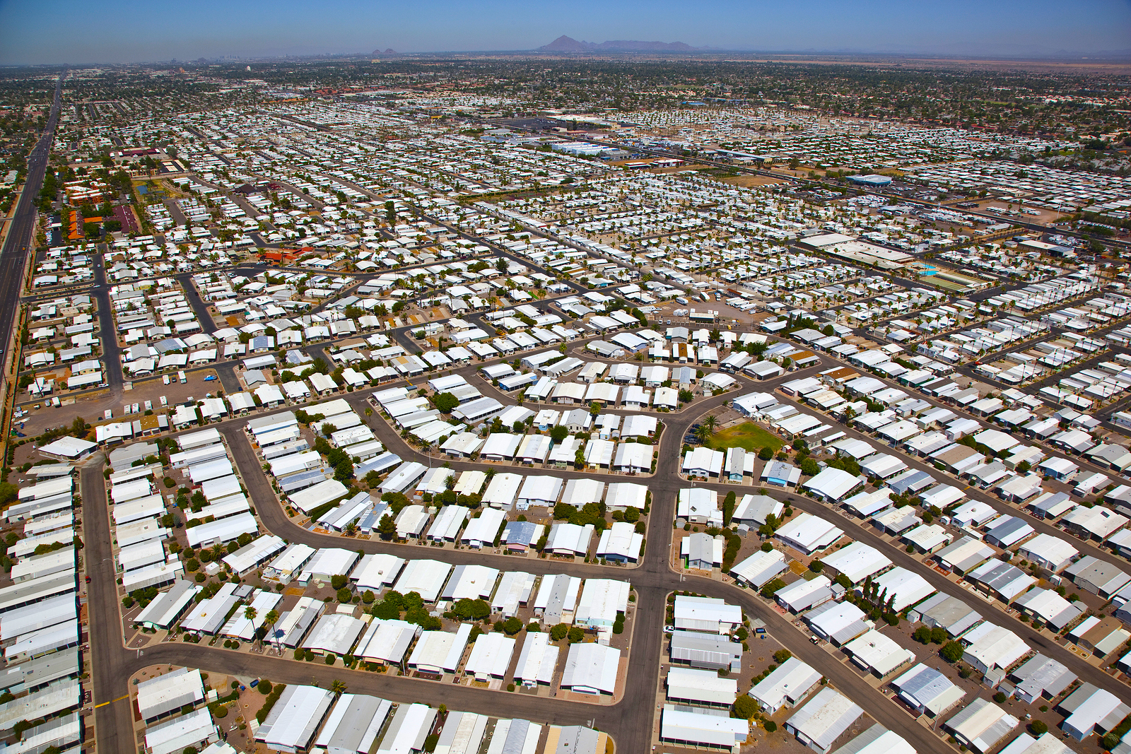 Newmark Homes prepares to build new manufactured homes in Arizona.