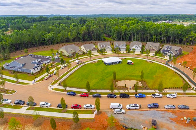 An aerial view of the developing Cresswind Charlotte. Photo Courtesy of Kolter Homes.