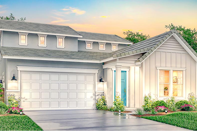Rendering of a model home at Cielo at Sand Creek in Antioch, California