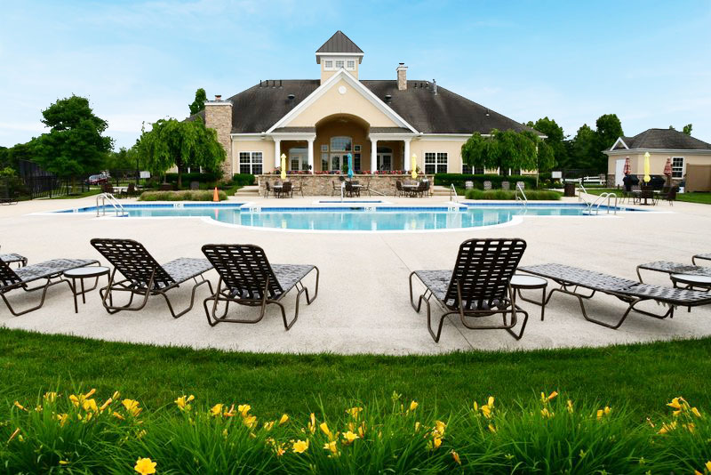 Pool and club House at The Four Seasons at Elm Tree