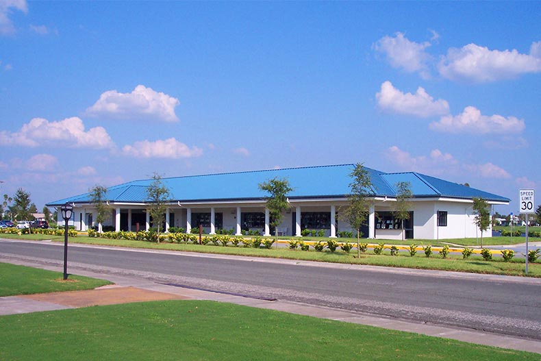 The Arts and Crafts building at Sun City Center in Florida
