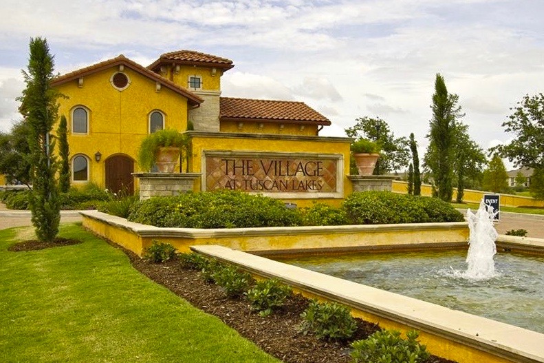 Check out the beautiful homes and clubhouse at The Village at Tuscan Lakes.