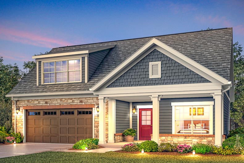 Rendering of a model home at 1825 Stilesboro in Marietta, Georgia
