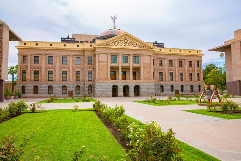 The State Capitol building in Phoenix, Arizona