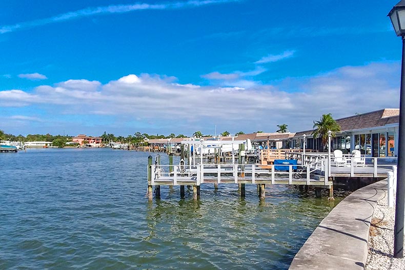 The docks at Boca Ciega Point in St. Petersburg, Florida