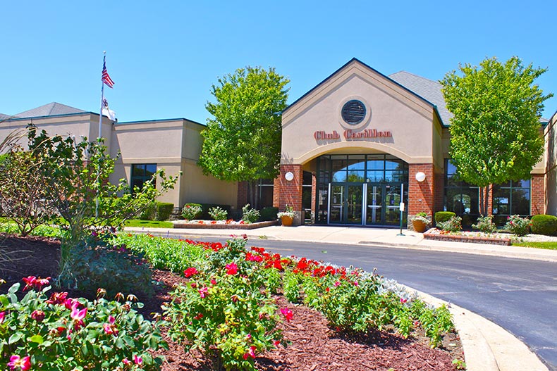 The entrance to Carillon in Plainfield, Illinois