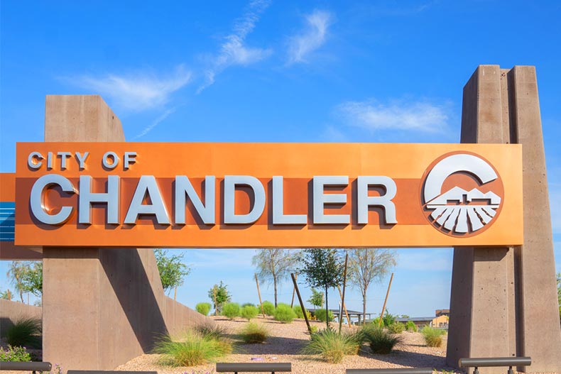 "City of Chandler" sign in Arizona