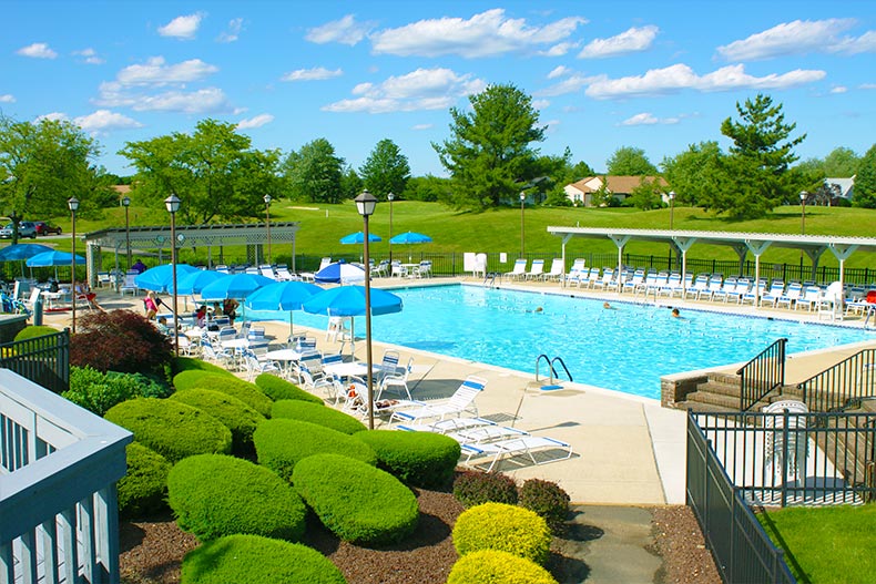 Pool at Monroe's Concordia in New Jersey