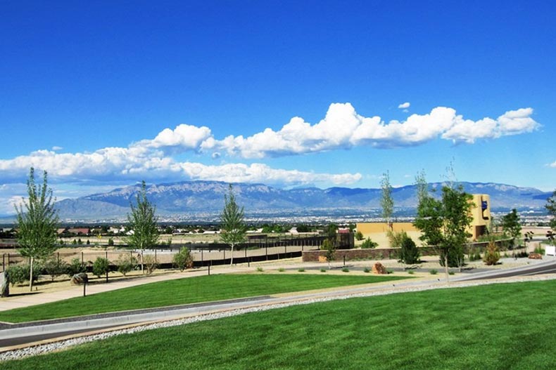 Mountains surrounding Del Webb at Mirehaven in Albuquerque, New Mexico