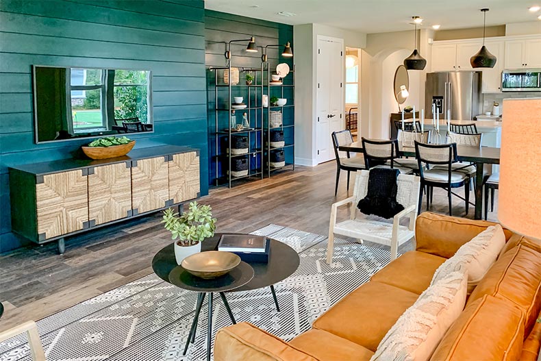 Interior view of a model home at Del Webb Nocatee in Ponte Vedra, Florida