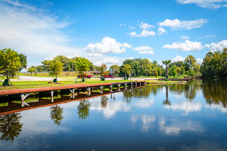 The Lakeshore Ramp on Lake Eustis in Eustis, Florida