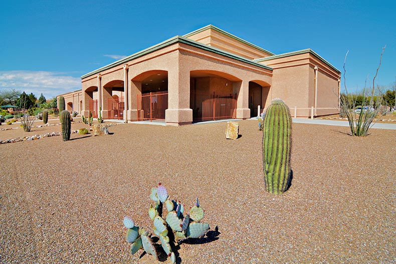 Exterior view of the Las Campanas Center in Green Valley, Arizona