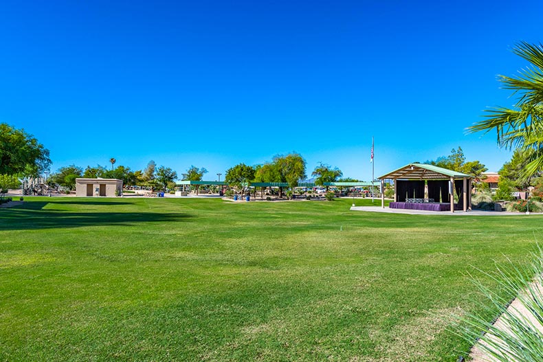 The grounds of Sun City West in Sun City West, Arizona