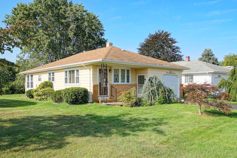 Exterior view of a house at Holiday City at Berkeley in Toms River, New Jersey