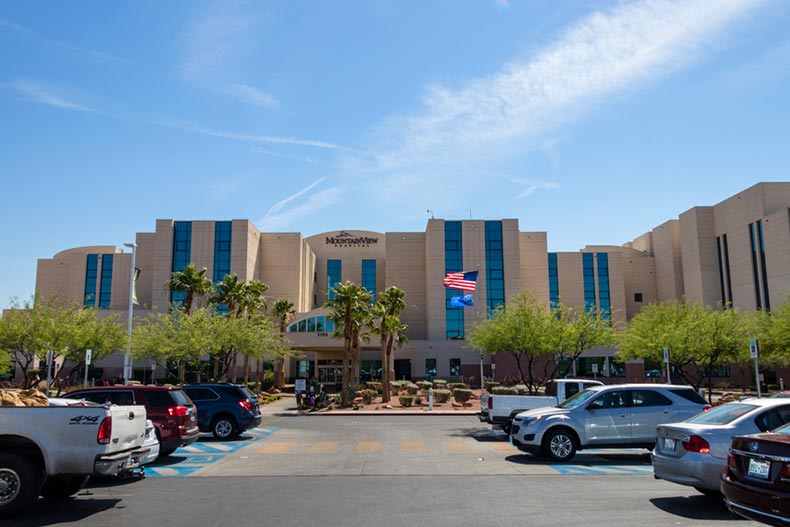 Exterior view of Mountain View Hospital in Las Vegas, Nevada