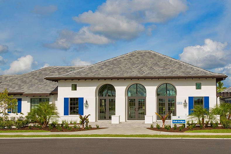 Exterior view of Club Indigo at Indigo in Lakewood Ranch, Florida