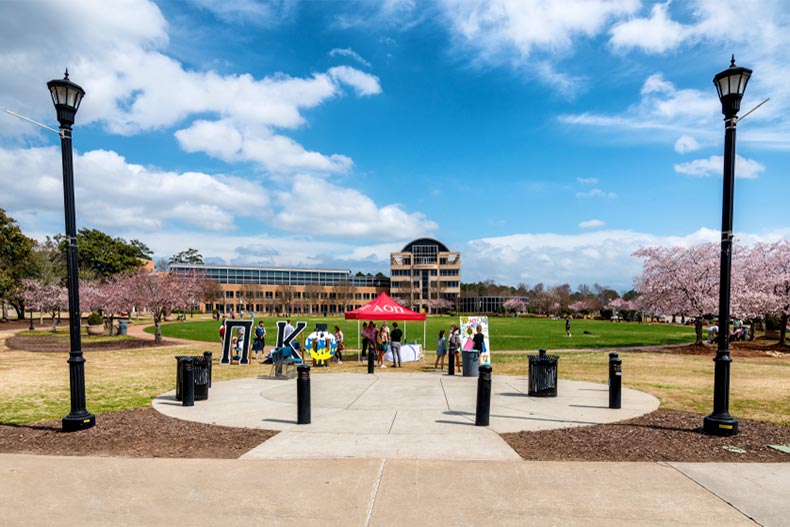 The Green at Kennesaw State University in Kennesaw, Georgia