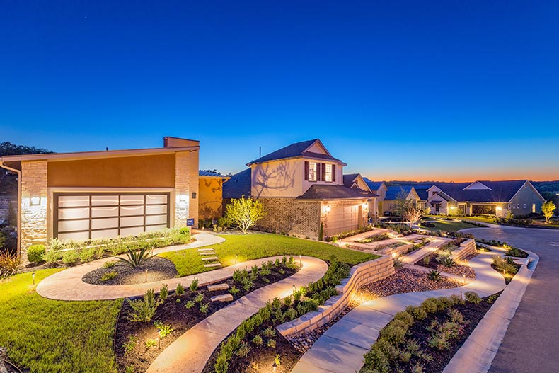 A model home park at Kissing Tree in San Marcos, Texas