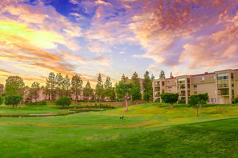 Photo of the golf course at the Laguna Woods Village 55+ Community in Laguna Woods, California