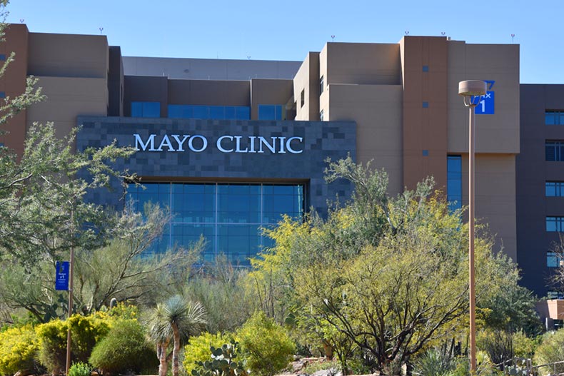 The Mayo Clinic Phoenix campus in Phoenix, Arizona