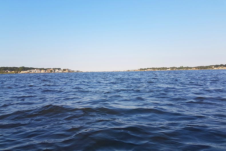 The Metedeconk River in Brick, New Jersey