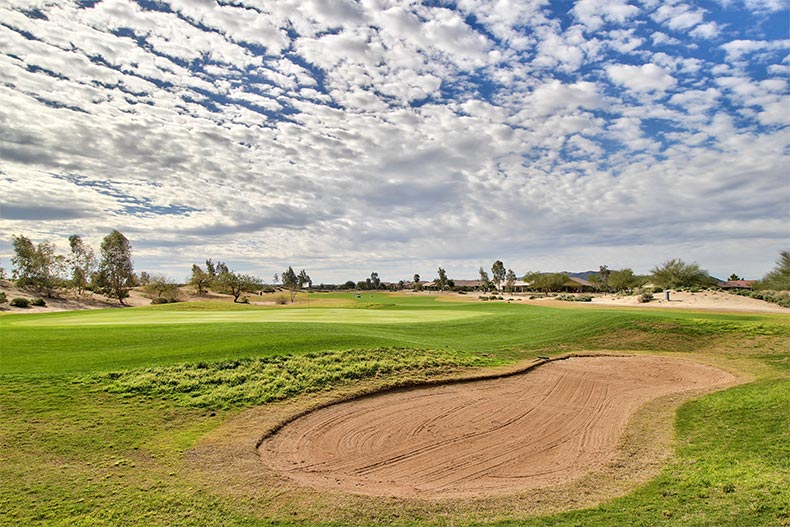 Golf course at Mission Royale in Casa Grande, Arizona