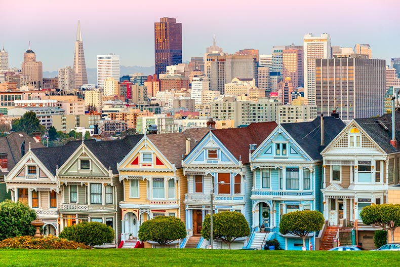 The Painted Ladies of San Francisco, California