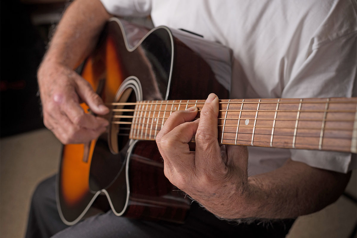 Man playing guitar