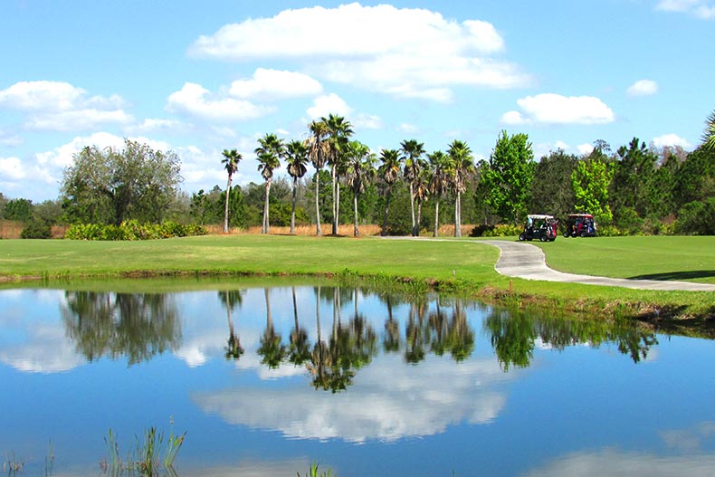 Photo of a golf course at Solivita in Kissimmee, Florida