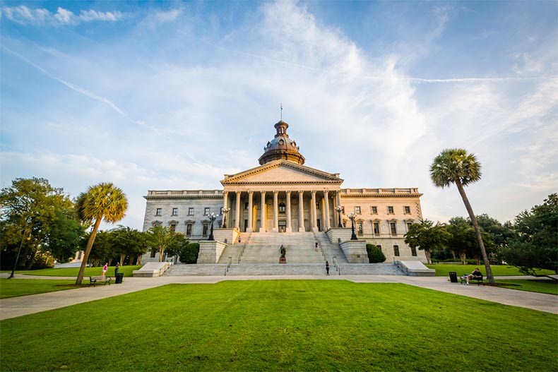 The South Carolina State House in Columbia, South Carolina