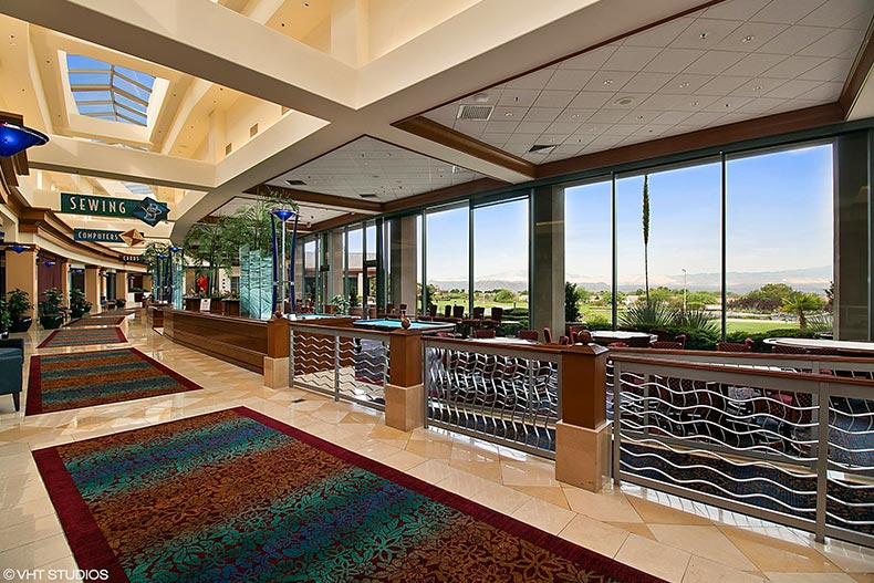 Interior view of the clubhouse at Sun City Anthem in Henderson, Nevada