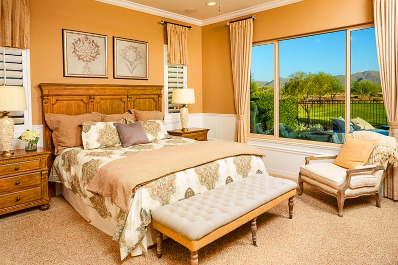 Interior view of a model home at Sun City Festival in Buckeye, Arizona