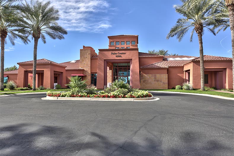Exterior view of the Palm Center at Sun City Grand in Surprise, Arizona