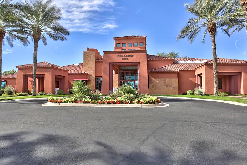 Exterior view of the Palm Center at Sun City Grand in Surprise, Arizona