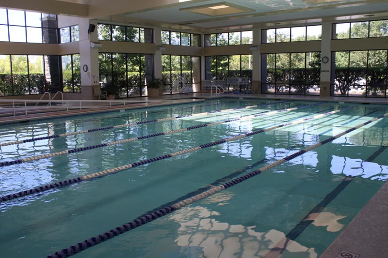 View of the indoor pool at Sun City Roseville.