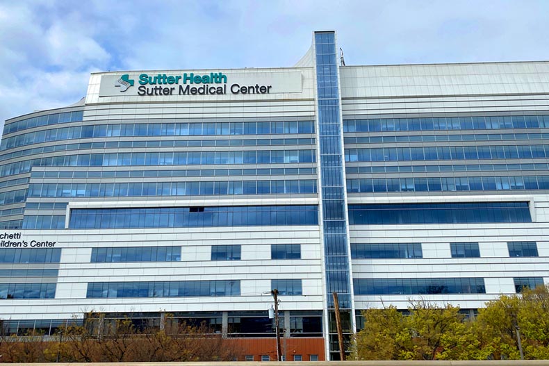 Sutter Health Medical Center Hospital in Downtown Sacramento, California