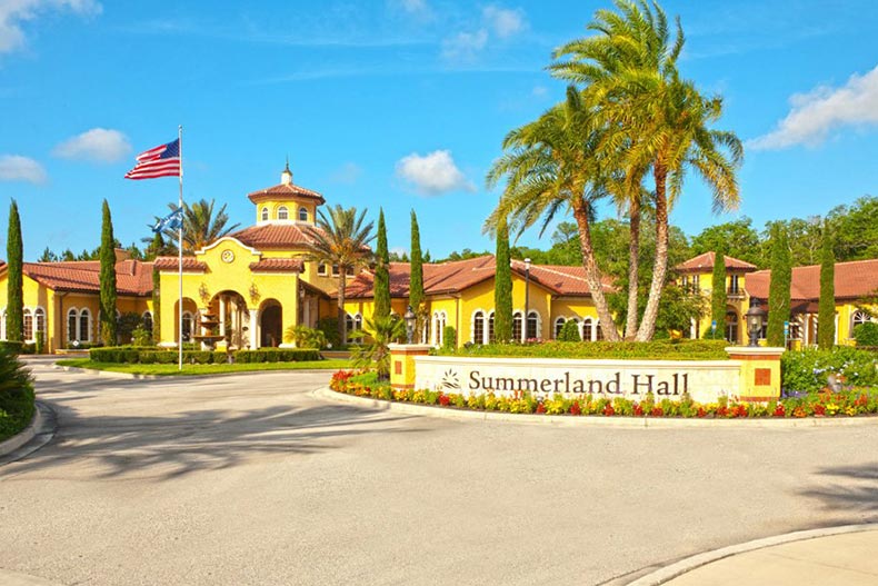 Exterior view of Summerland Hall at Sweetwater in Jacksonville, Florida