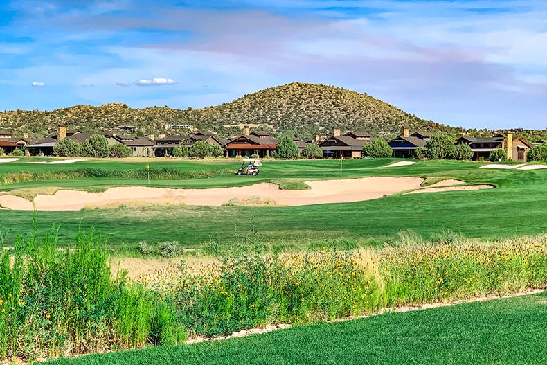 The golf course at Talking Rock in Prescott, Arizona