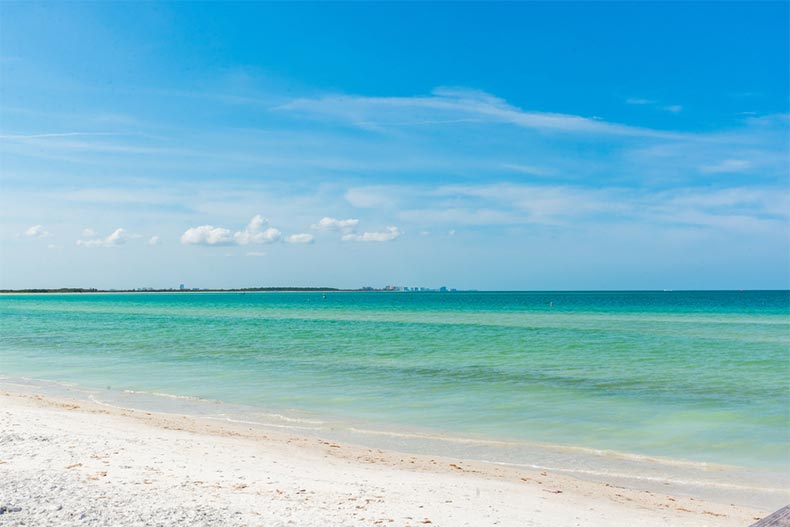 A picturesque beach in Tampa, Florida