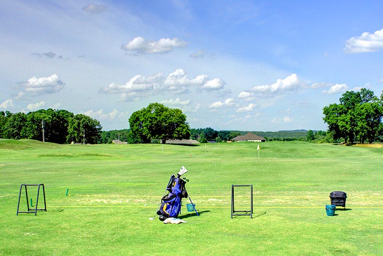 Photo of a driving range at Tellico Village in Loudon, Tennessee