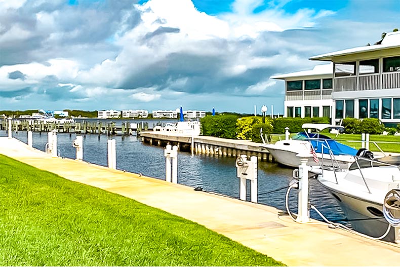 Intercostal waterway in The Windjammer